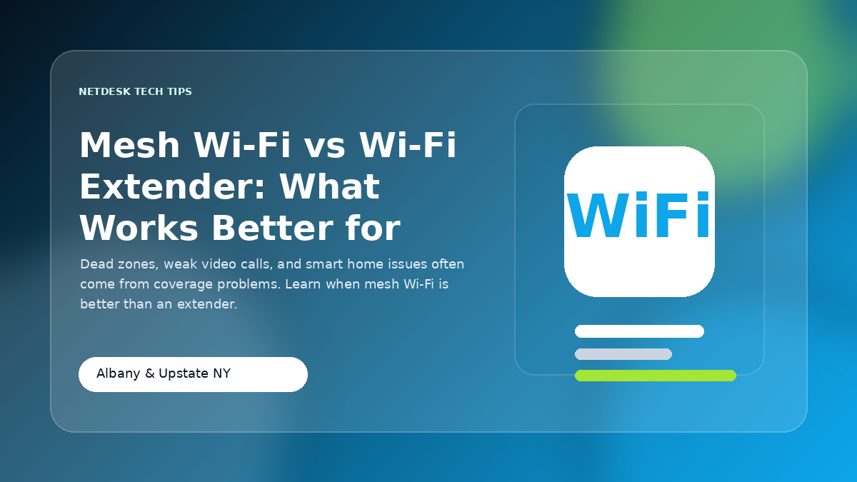 Mesh Wi-Fi vs Wi-Fi Extender: What Works Better for Home and Office?